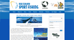 Desktop Screenshot of nzsportfishing.co.nz